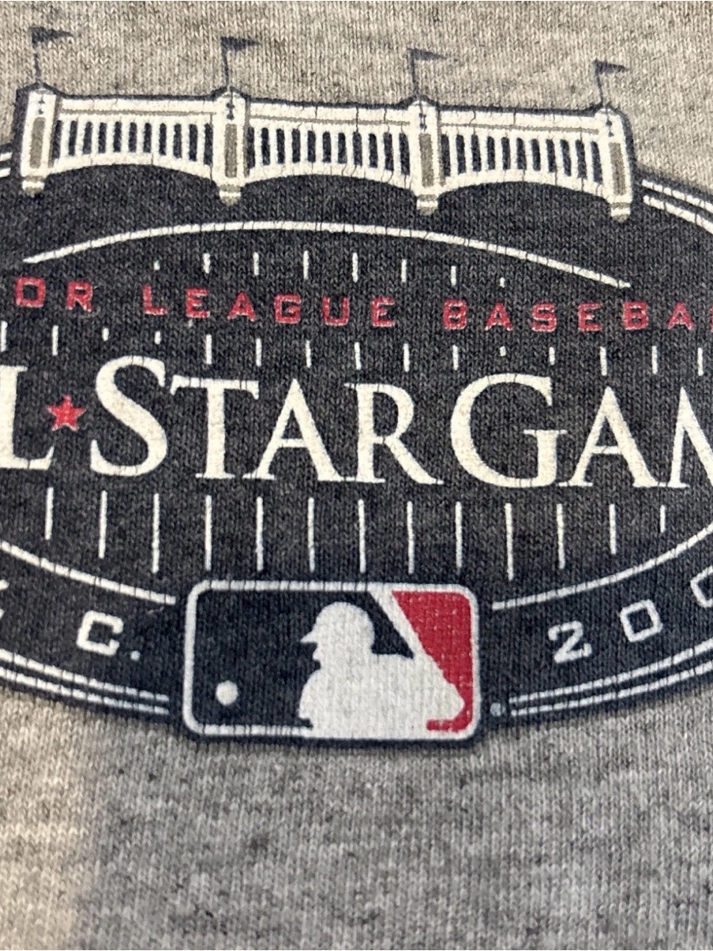 Vintage New York Yankees Center Swoosh T-Shirt Large All Star Game 2008 MLB Y2K - Picture 6 of 10